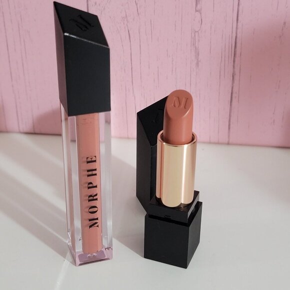 Morphe Lipstick and Lip Gloss Duo NEW Kissy Face and Sing Along - Picture 10 of 12